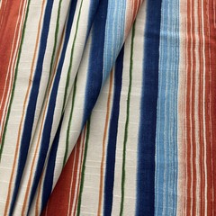 4.125 Yard Piece of Tommy Bahama Home Playa Eterna Seascape Stripe Canvas…