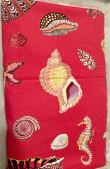 Duralee Fabrics designed by Terry Kinsley ~Shells ~ approx 9.7 Yards x 54″