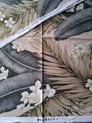 2 pieces unused bark cloth fabric Pillow tops – totes – crafting Big Kahuna