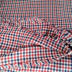Quilting Fabric Sewing Red White & Blue Gingham 188″ x 45″ New Arrival