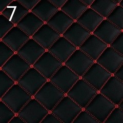 100x158cm Faux Leather Quilted PVC Fabric Car Interior Upholstery Mat