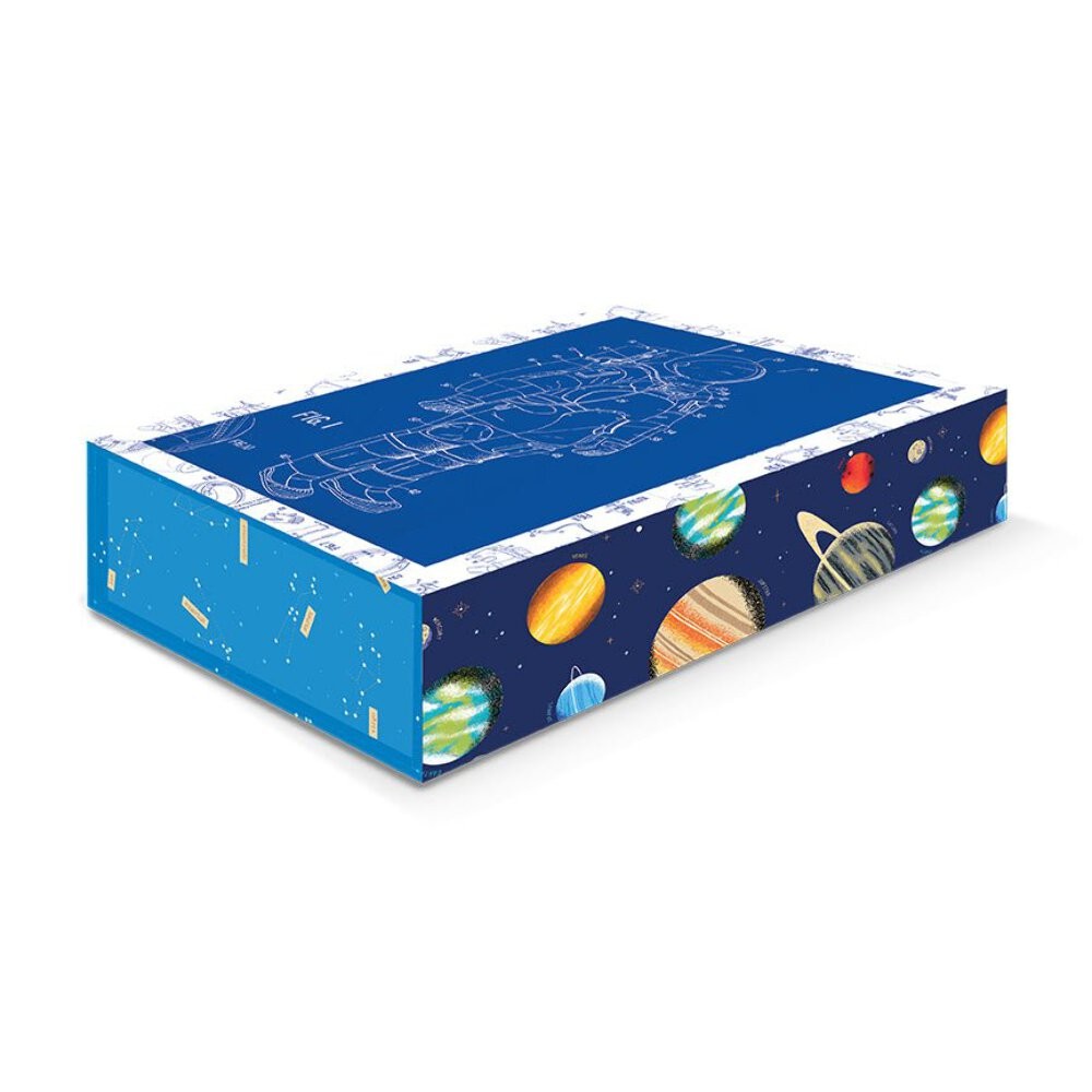 Outer Space Spacesuit Panel Quilt Kit NASA Boxed Kit 56 x 63