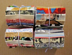 Cotton Fabric Strips, Jelly Roll Style. 60/pc. Lot 2 1/2″ Wide X 15″ Long.