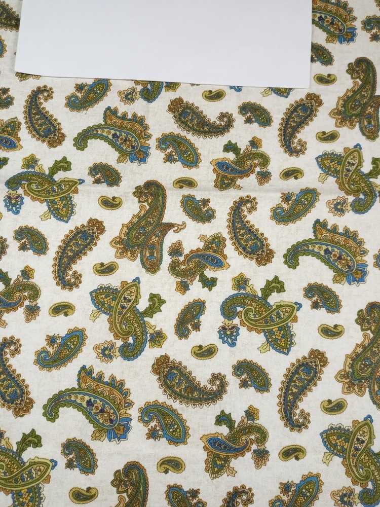 Fabric Paintbrush Studio Briarcliff #120-1032 Paisley 30″ x 32″ 100% Cotton
