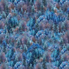 Moonlit Sky Allover Night Before Christmas 44″ Wide Abraham Hunter BTY