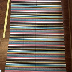 Vtg Lot 3 Patterns Polyester Material Double Knit Stretch Fabric Retro 4+ Yds