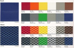 Wave Premium Contract Upholstery Vinyl TANGERINE -By the Yard