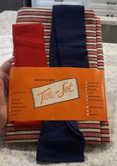 Vintage Tee-Set Ready To Sew Action Tee Tops. Ideal Sportswear/KidsWear Fabric