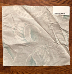 MANUEL CANOVAS Nautilus in Vert Green 15 1/2 x 17 1/2″ Linen Blend Fabric Sample