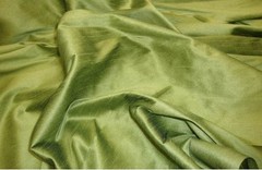 Avocado Shantung Dupioni Faux Silk Fabric Per Yard 60 Inches,