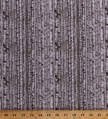 Landscape Medley Birch Trees Aspen Woods Cotton Fabric Print by the Yard D779.47