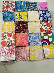 100 Mix Charm Pack Cotton Squares Patchwork Quilting Fabric Bundle Scraps Lot