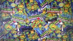 Lot of 6 Teenage Mutant Ninja Turtles Comics Fat Quarter Cotton Fabric FQ Pack