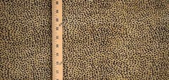 Siamese Nugget/Coffee Reversible Chenille Animal Print Upholstery Fabric