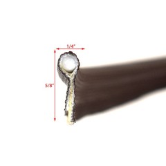 Boat Seat Cord Welting 191041 | Driftwood Brown 5/8 x 1/4 Inch (YD)