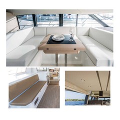 Marine Grade Vinyl Upholstery Waterproof Fabric Fake Leather Material
