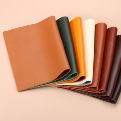 Genuine Leather Sheet, 7.9″x11.8″ Full Grain Leather Pieces, Dark Brown