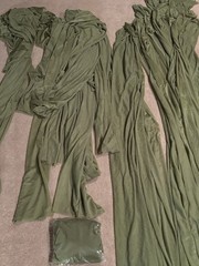 Olive Green Arch Draping Fabric