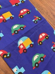 Truck Train Blue Fabric Sewing Quilting Kids Theme Cotton Measurements In Pics