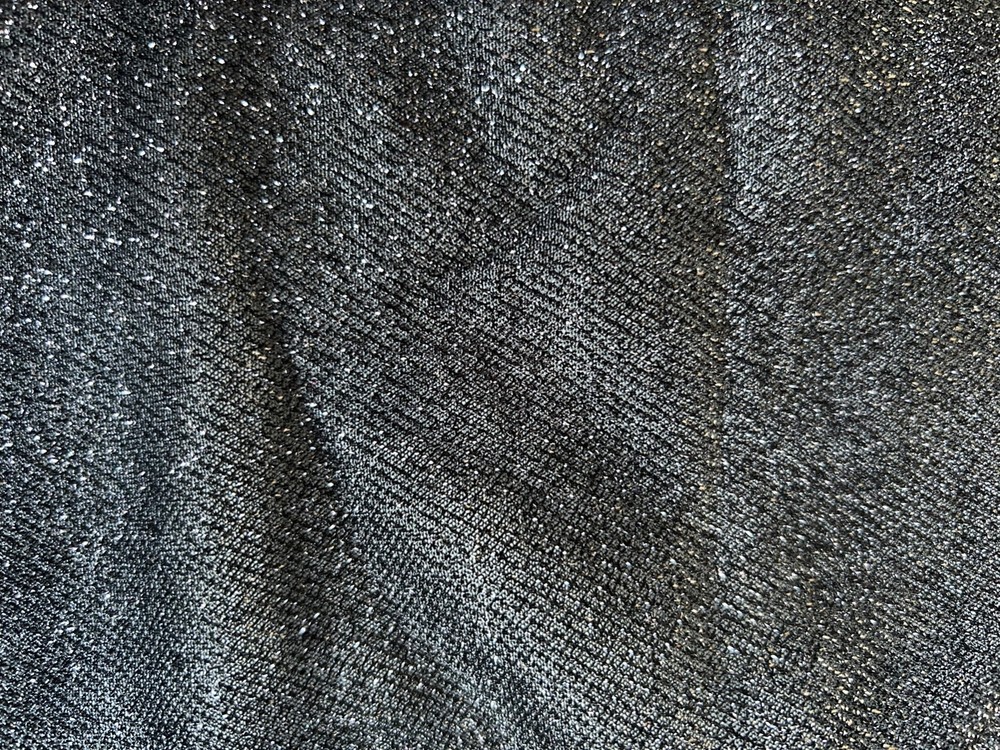 Sparkle Black Glitter Fabric By the Yard 44″ Wide