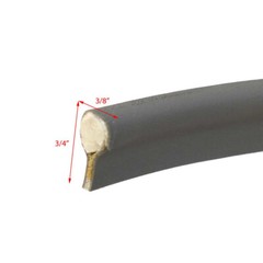Supra Boat Puff Cord Welting 114188 | 3/8 x 3/4 Inch Gray (YD)