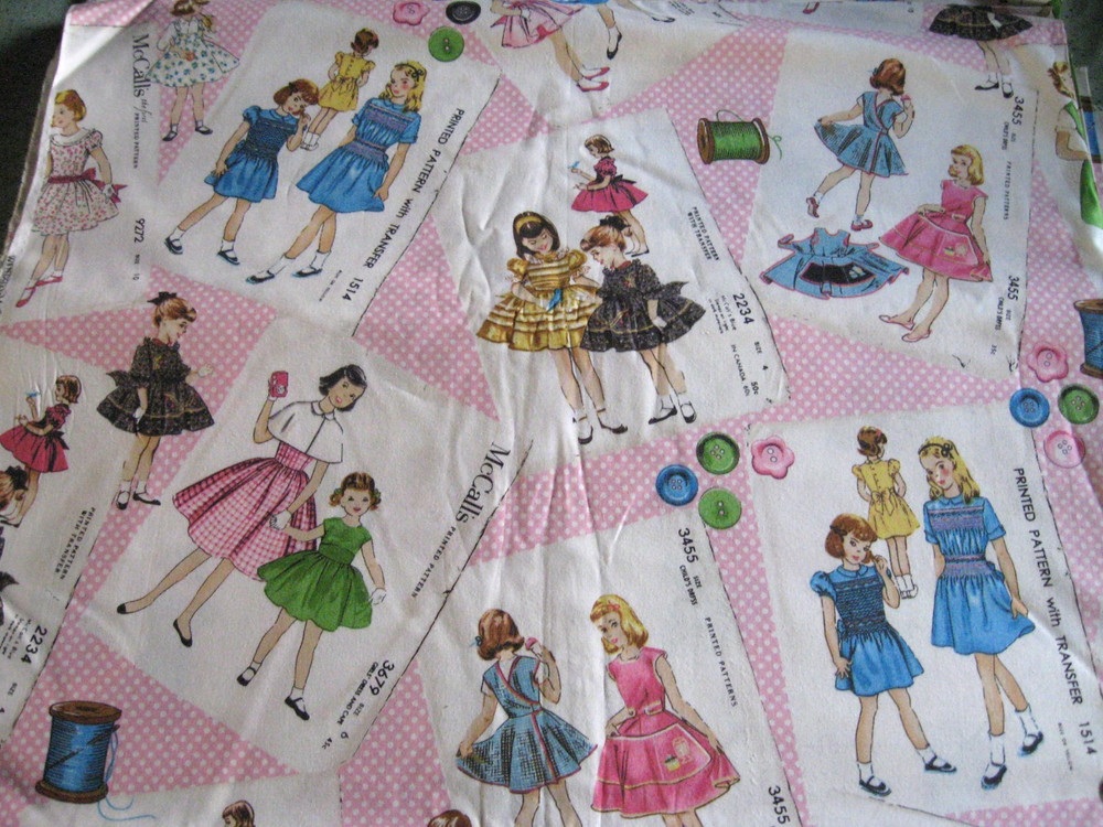 Windham Fabrics McCalls Collection #33500 Cotton 43″ W Girls’ Patterns Print BTY