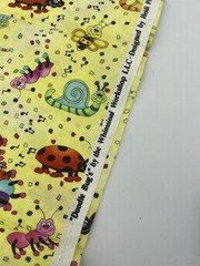 ⚜️Lot of 3 Half Yds Whimsical Nature Cotton Quilt Craft Fabrics 1.5 yds Total