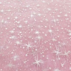 Star Bursts Sheer Organza 58/60 Inch Wide Fabric by the Yard