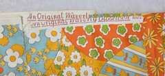 Vintage Waverly Granny Quilt Glosheen Savalux Fabric 9×9″ Quilt Block 49 Pieces