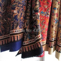 By Yard Islamic sewing fabric ethnic print cotton linen material dress craft