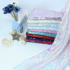 Glitz Sequin Fabric Laser Material Wedding Party Events Glitters Decoration