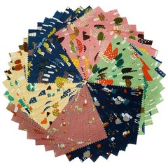 SZRUIZFZ Cute Mushroom Charm Packs for Baby – Precut 5 Inches,