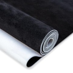 Suede Auto Headliner Fabric 54″ L × 60″ W with Foam Backing – 54″L×60″W Black