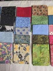30 Cotton/ Cotton Blend Fabric Fat Quarters 18×21/22 No Duplicates Sew Quilt