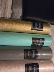 4 Rolls & 2 Sheets Faux Leather Bundle for Jewelry Making Earrings Bows Crafts