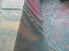 1 yard Ombre Shading Fabric Chiffon Digitally Georgette Chiffon Fabric For Dress