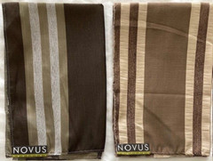 Lot of 26 Lovely fabric samples Novus Textiles -17″x26″ ea- poly & acetate NEW
