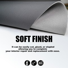 Automotive Universal Flat Knit Headliner Fabric With 3/16 Foam Backing /60″ Wide