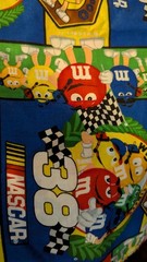 M&M’s NASCAR Gilliland Yates Racing Cotton Craft Sewing Fabric 5 Yards