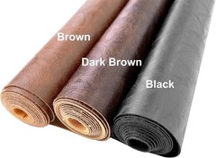 1 Yards 1yard (54''x36''), Dark Brown (Crazy Horse Soft)