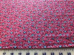Pink calico cotton Studio Fabric per yard quilt / sew 44″