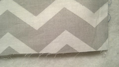 Fabric Keepsake Calico Large Herringbone of Medium Gray & White 22′ X 29″ $1.95