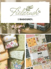 Fieldrush Moda Charm Pack, 100% Cotton 5-inch Precut Fabric Squares (42 pcs)