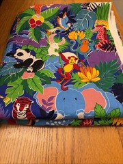 Cranston VIP Jungle Animal Fabric 5 Yards Continuous Safari Zoo Cotton Colorful