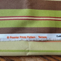 Premier Prints Outdoor Fabric Multi-color Stripe Pattern Terrace 32″W x 2 yd 6″L