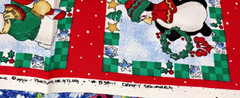 Vintage Daisy Kingdom Christmas Craft Squares 4″x4″ 1996 Cotton Fabric