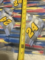 Vintage Jeff Gordon #24 NASCAR 2004 Cotton Fabric Springs Industries 45×37 In