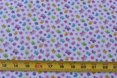 By 1/2 Yd, Colorful Butterflies & Daisies Quilt Cotton, Northcott/Edwards, P6806