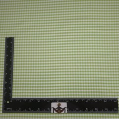 Lime Green Small Gingham Check 58″ By The Yard Pillow Cushion Fabric