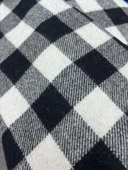 $40 for 2 Yards 90% Real Wool (Coating) Italian Fabric – Buffalo Plaids Design